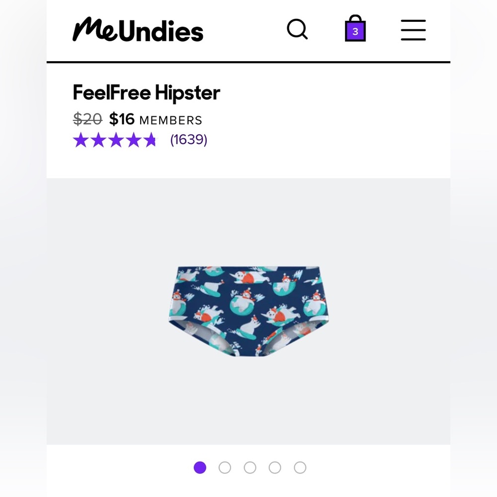 Meundies Feel Free Hipster
